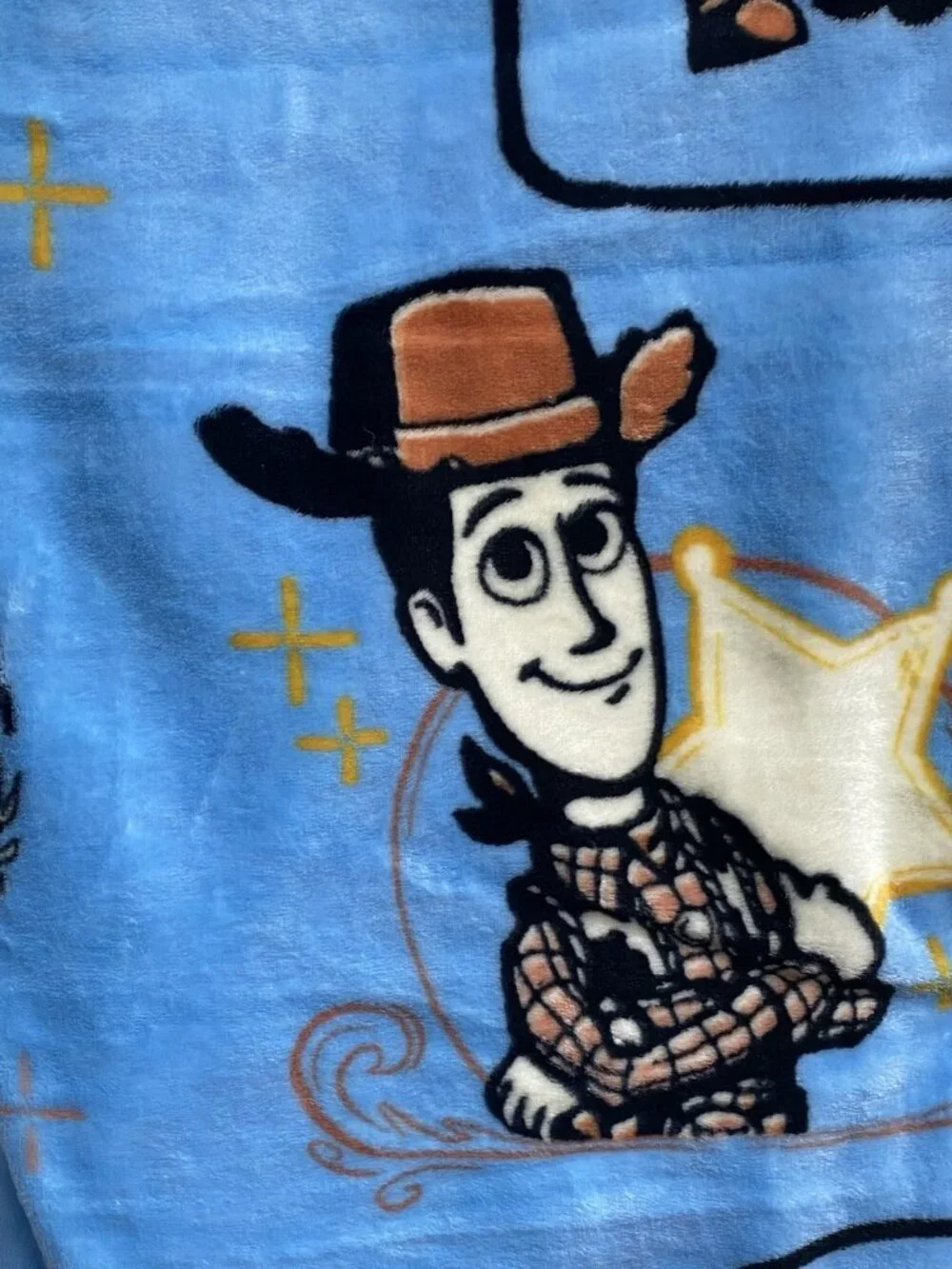 Disney Toy Story 5 Throw Blanket Woody Jessie Buzz Lightyear Bullseye 50” X 70”